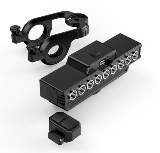 9 LED Fiets Koplamp Oplaadbare MTB Lamp Type-C – Fietslamp met Digitale Weergave en 7 Lichtmodi voor Nachtveiligheid