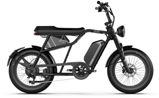 A-Spadz CAVET Air Fatbike - 20 inch - 250W motor - 100 km actieradius van Merkloos