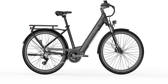 A-Spadz City Pro - Elektrische Stadsfiets - Zwart - 27.5 inch - Accu 540Wh (36V, 15Ah) - 250W (35Nm) Ananda Motor - Shimano 7 Versnellingen - Hydraulische Remmen van A-Spadz