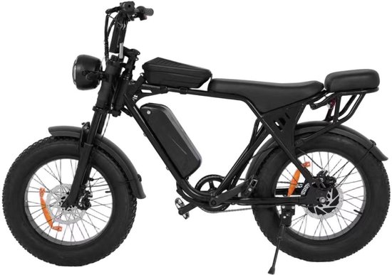 Aairsk Elektrische Fiets 20 inch – EU 250W (50–80km actieradius) – 48V 15Ah accu – 25 km/u ondersteuning – NFC start – Volledig voorgemonteerd, direct klaar voor gebruik – Zwart van Merkloos