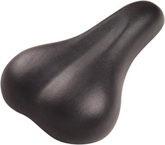 Abi Junior fietszadel - 24 inch - comfortabel - zwart - met zadelklem en strop van ABI