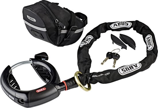 ABUS 5950 NR / 6Ks/85 + ST5950 Frame-/Kettingslot, zwart Lengte 85cm van ABUS
