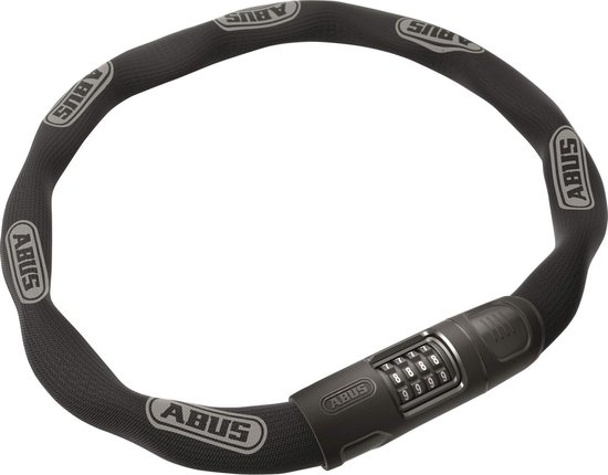 ABUS 8808C/110 Kettingslot code - Black van ABUS