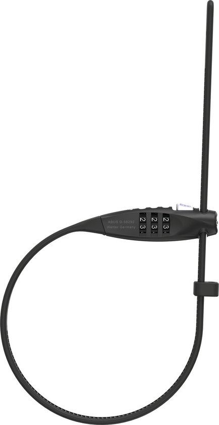 Abus Combiflex TravelGuard Code zwart van ABUS