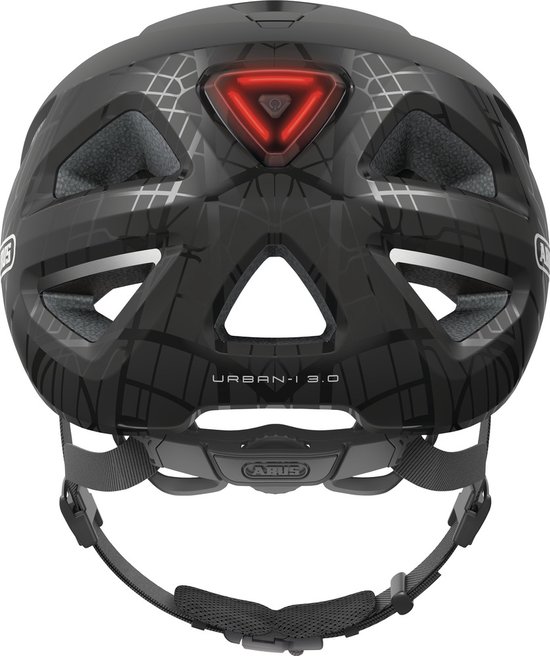 Abus Fietshelm Urban i 3.0 - Street Black - Helm Maat S (51 t/m 55cm)