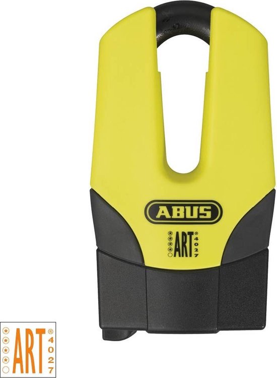 ABUS Granit Quick Mini Pro Schijfremslot ART 4 - Geel van ABUS