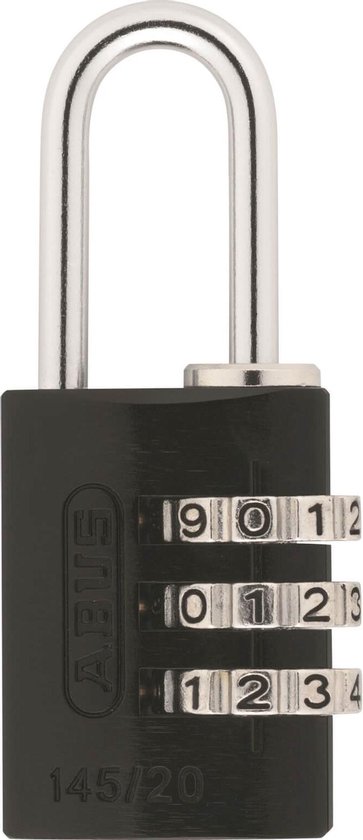 Abus hangslot code 145/20 zw - SL34599 van ABUS