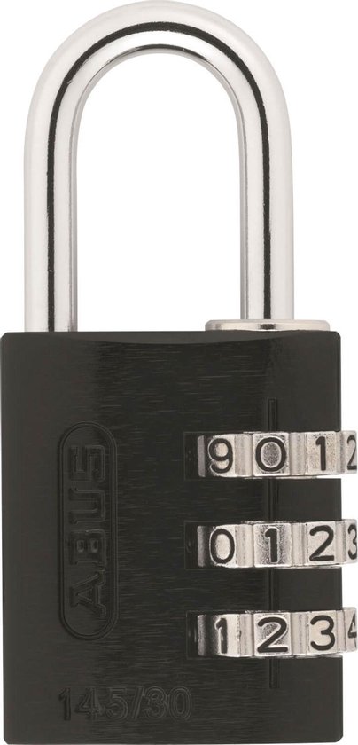 Abus hangslot code 145/30 zw - SL34601 van ABUS