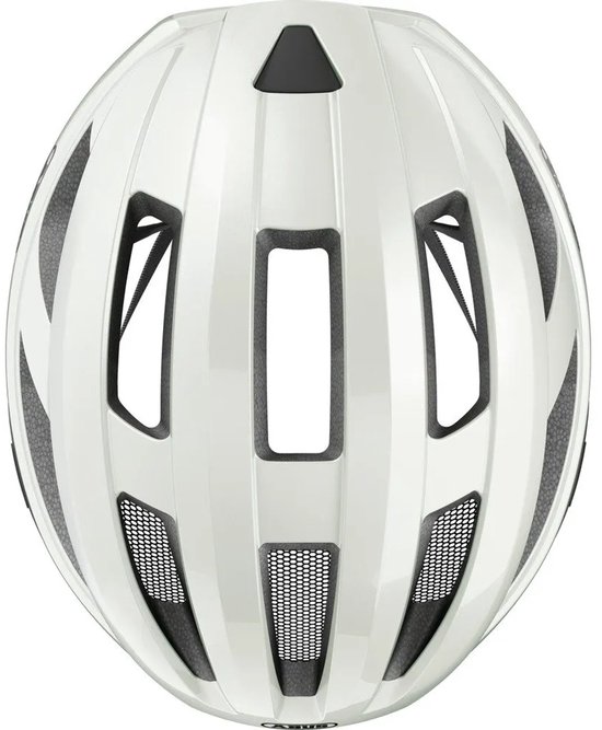 Abus helm Macator MIPS pearl white M 52-58cm van ABUS