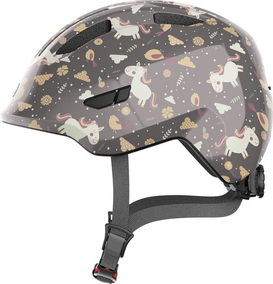 Abus Helm Smiley 3.0 - Grey Horse - M ( 50- 55 CM ) - Kinder Fietshelm van ABUS