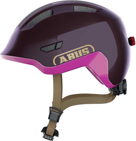 Abus Kinderhelm Smiley 3.0 M LED Royal Purple van ABUS