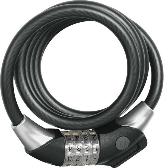 Abus Raydo Pro 1450/185 TexKF - Kabelslot - 185 cm - Zwart van ABUS