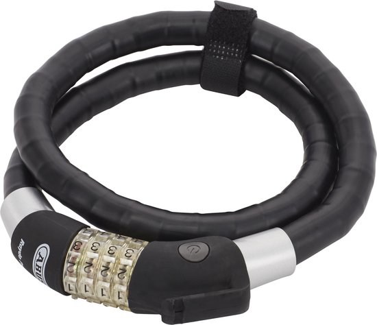 Abus Steel-O-Flex Raydo 1460/85 Kabelslot - 85 cm - Zwart van ABUS