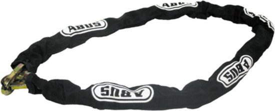 Abus Veiligheidsketting + hoes Zwart - 10 mm x 110 cm van ABUS