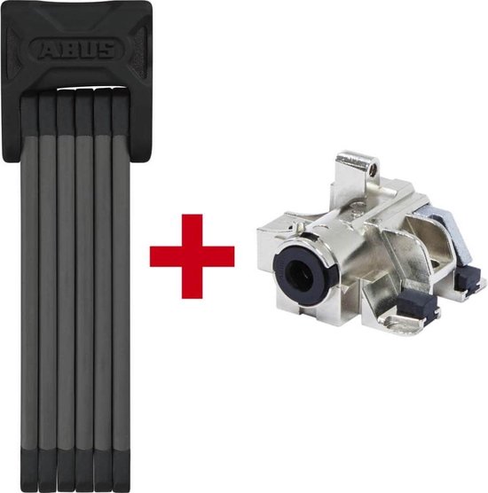 Abus vouwslot Bordo 6015/120 zw SH+frame slot - SL795879 van ABUS