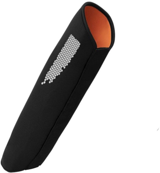 Accubeschermer Fiets - E-Bike Accu Beschermhoes Neopreen - Universeel Formaat - Waterdicht & Isolerend - Zwart - Reflecterend - Fietsbescherming Winter van Merkloos