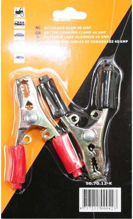 Acculaadklem Set 40 AmpÃ¨re van ProPlus