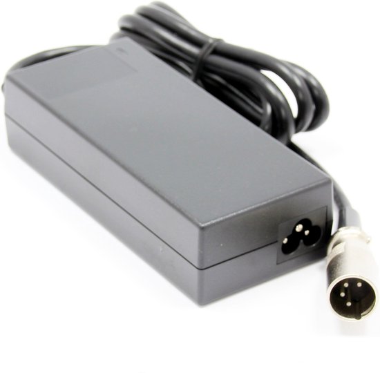 Acculader SANS SSLC084V42 42v 2A met XLR4 connector van SANS