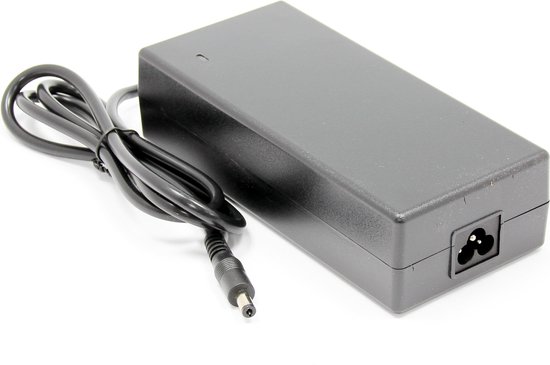 Acculader SSLC084V42 - Elektrische fietsoplader - 42V - 2A - 2.1 Connector van Spanninga