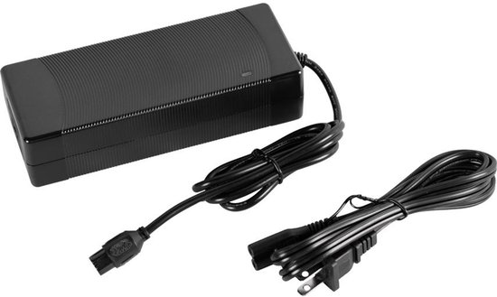Acculader voor Fatbike & E-bike 48V - Snellader met DC Connector - Veilig & Betrouwbaar - Zwart