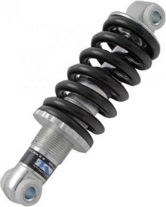 Achterdemper M-Wave 150 mm aluminium - zwart / zilver van M-Wave