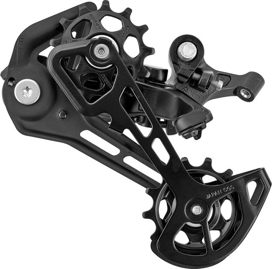 Achterderailleur 11-speed Shimano Deore M5100 SGS - directe montage - zwart van Merkloos