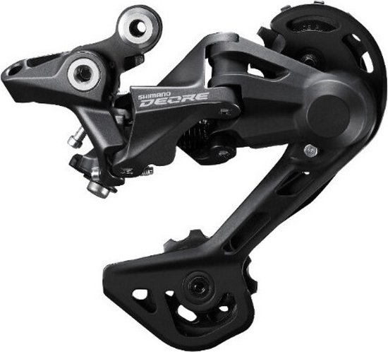 Achterderailleur 2 x 10/11-speed Shimano Deore M4120 SGS - directe montage - zwart van Shimano