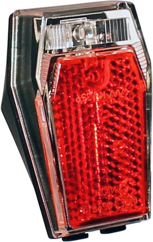 Achterlicht Fiets - LED Verlichting - Veilig Fietsen - Dynamo Aangedreven - Spatbord Montage - Rood