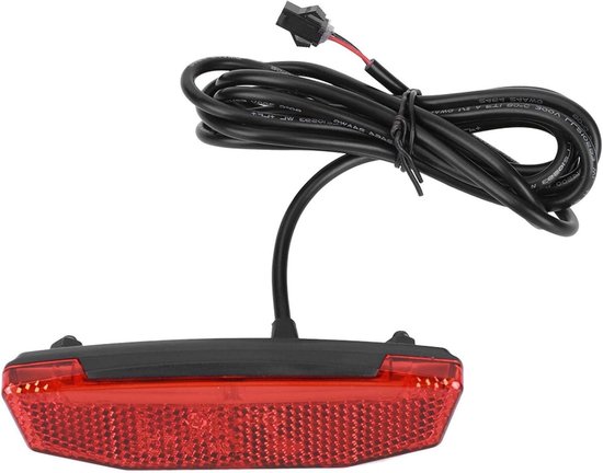 Achterlicht Fiets - Waarschuwingslampje Rood - Nachtrijden - Led Technologie - 6V-60V - Rood