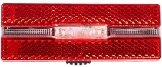 Achterlicht voor Bagagedrager - Rood - Veilig Fietsen in het Donker