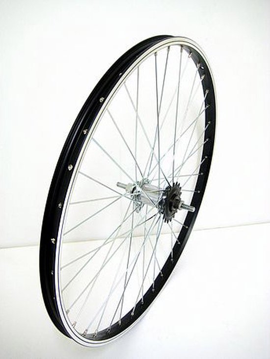 Achterwiel 26-1.75 559 Shimano RN alu velg Paralex zwart