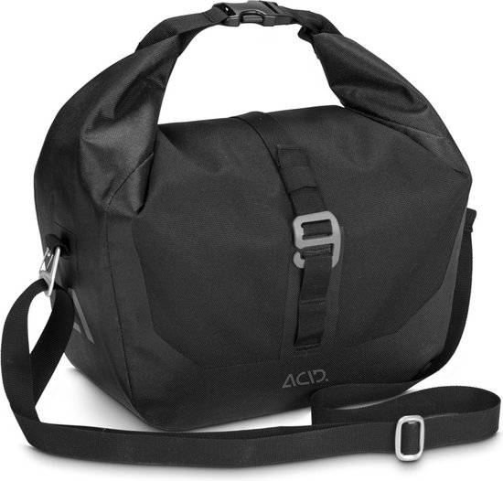 ACID Fietstas TRUNK - Waterbestendig - Reflecterende elementen - Inh. 12L - TPU - Zwart van ACID