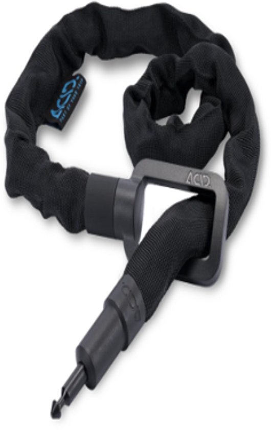 ACID Insteekketting Fiets PRO - 150 cm - Insteekslot Fiets - Kettingslot - Fietsslot - Zwart