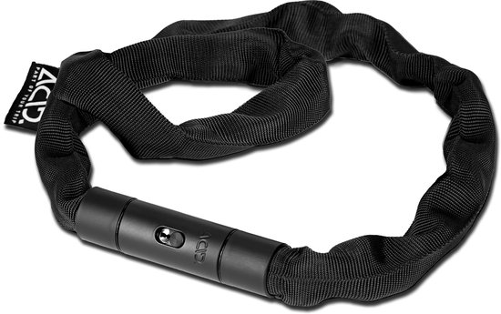 ACID Kettingslot CORVID K120 - Geluidsarm en robuust - Scheurvast en duurzaam - Staal/ Kunststof - D6xL1200 mm - Zwart van ACID