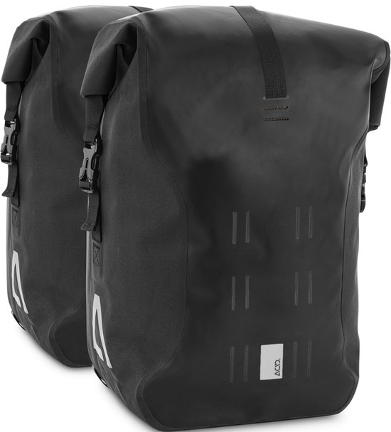 Acid Pro 20/2 CILINK Fietstas - 40 L - Afneembare Fietstas - Fietstassen Dubbel - Tas Fiets - Waterdichte Fietstassen - Fietsaccessoires - Zwart