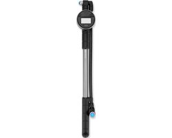 Acid Shock Pump Race shock 400 Digital - Schokdemperpomp - Digitale Precisiedrukmeter - Fietspomp - Pomp Fiets - Fietsaccessoires - Elektrische Fietspomp - Grijs
