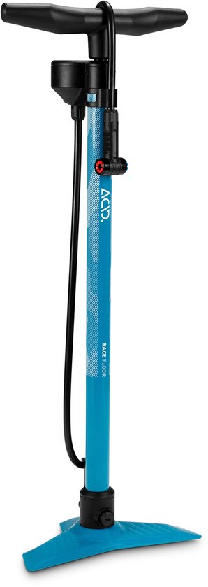 ACID Vloerpomp RACE FLOOR - EZ-Head en Ergonomische Natural Fit handgreep - Max. 160 psi - Staal - L16xB26xH69 cm - Blauw van ACID