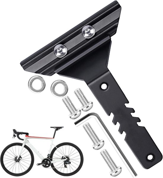 Adapter Bidonhouder Fiets - Flessenhouder Verlengstuk - Extra Fles Meenemen - Verstelbaar Ontwerp - 12 cm Lengte - Zwart