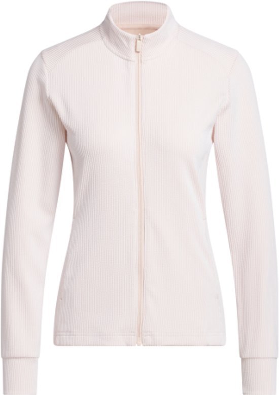 Adidas Dames W Textured Golfvest Zalm van Adidas
