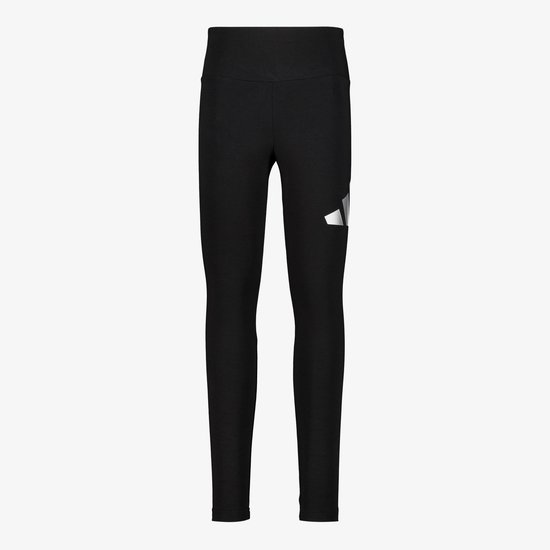 Adidas JG Glam meisjes sportlegging zwart zilver - Maat 152/158 van Adidas