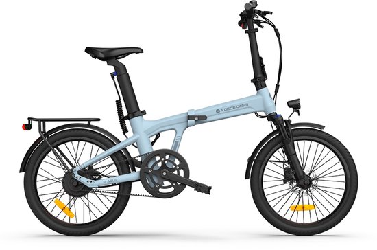 ADO Air 20PRO Elektrische fiets | bafang motor |vouwfiets | riemaandrijving | stadsfiets | 20 inch | hydraulische remmen | E-PRODUCTEN | achterrek | met gereedschap | Blauw