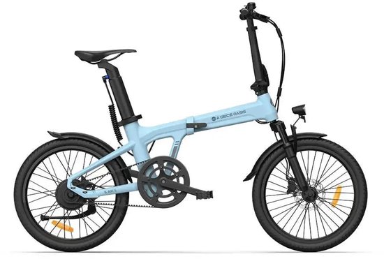 ADO Air 20S - Elektrische Vouwfiets - 20 inch - 250W motor - Actieradius tot 100 km - Hydraulische schijfremmen - 346Wh accu - Lage instap - Blauw