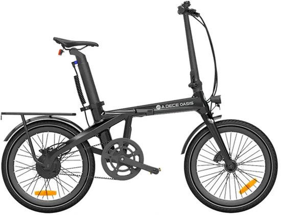 ADO Air Carbon - Elektrische Vouwfiets - 20 inch - 250W motor - Actieradius tot 100 km - Hydraulische schijfremmen - 346Wh accu - Lage instap - Zwart