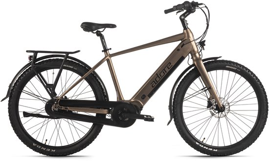 ADORE E-Citybike 27,5" Alu Stadsfiets CX-290 Middenmotor 75NM / 15Ah Brons van Adore
