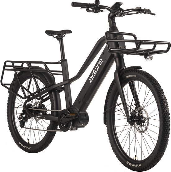 ADORE E-Citybike 28" Aluminium Urban E-Bike CX-501 – Middenmotor 85 Nm / 15 Ah – Zwart mat van Adore