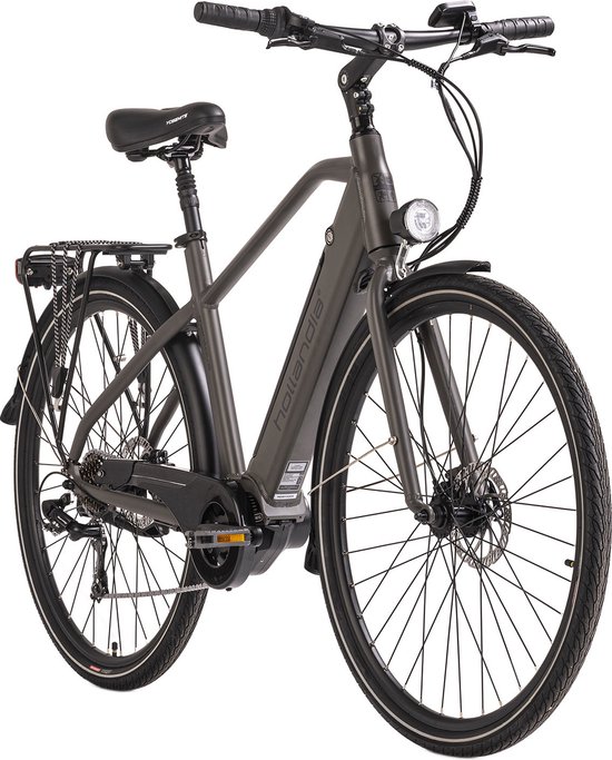 Adore Fiets (elektrisch) Alu E-Citybike Heren Hollandia Mantova 28'' grijs 7 versnellingen - 52 cm van Adore