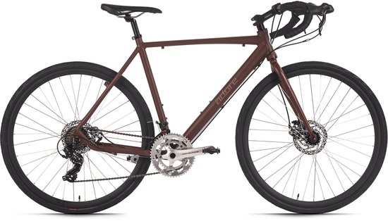 Adore Gravelbike 28" G3006 – Bruin – Framemaat 56 cm van Adore
