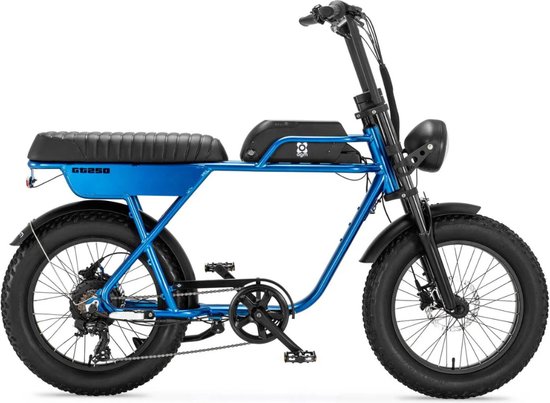 AGM GT250 - Fatbike - 12.8Ah - Blauw- Hydraulische remmen van AGM