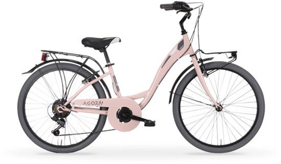 AGORA 24 INCH GIRLS 6 SPEED PINK van Merkloos