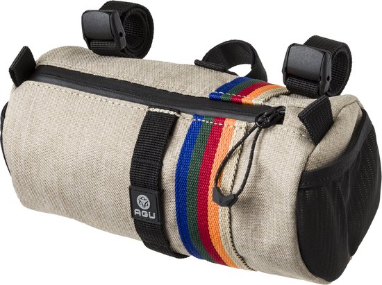 AGU Bikepacking Roll Bag Stuurtas Venture - Vintage - 1,5L - Waterafstotend, Reflecterend, Eenvoudige Montage, 100% Gerecycled Polyester van AG